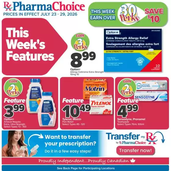 PharmaChoice catalogue | PharmaChoice Weekly ad | 2026-07-23T00:00:00.000Z - 2026-07-29T00:00:00.000Z