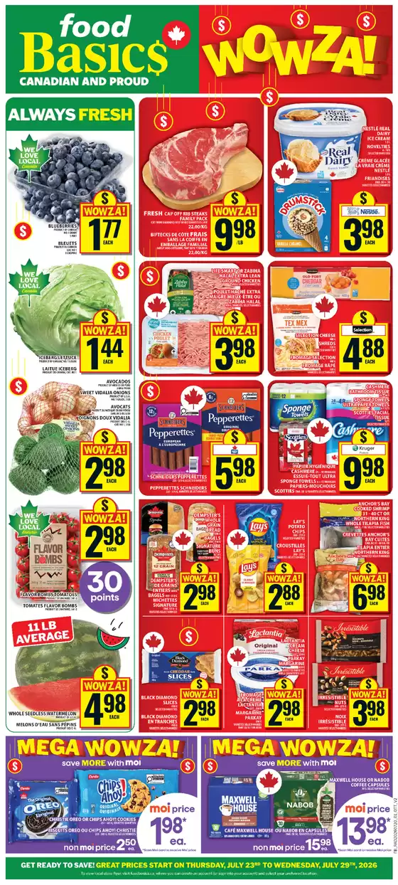 Food Basics catalogue | Exclusive bargains | 2026-07-23T00:00:00.000Z - 2026-07-29T00:00:00.000Z
