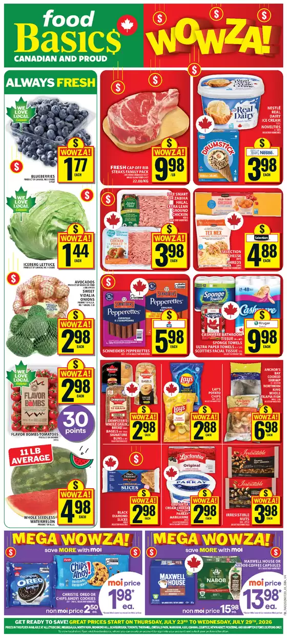 Food Basics catalogue | Offers for bargain hunters | 2026-07-23T00:00:00.000Z - 2026-07-29T00:00:00.000Z