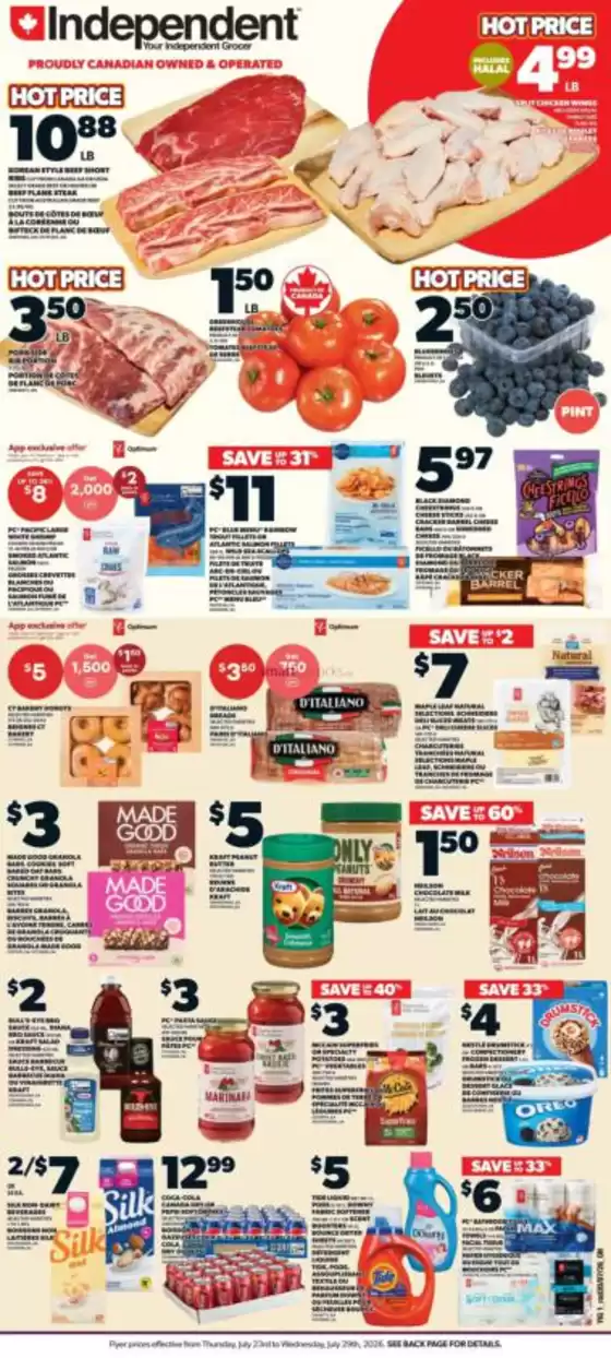 Independent Grocer catalogue | Current deals and offers | 2026-07-23T00:00:00.000Z - 2026-07-29T00:00:00.000Z
