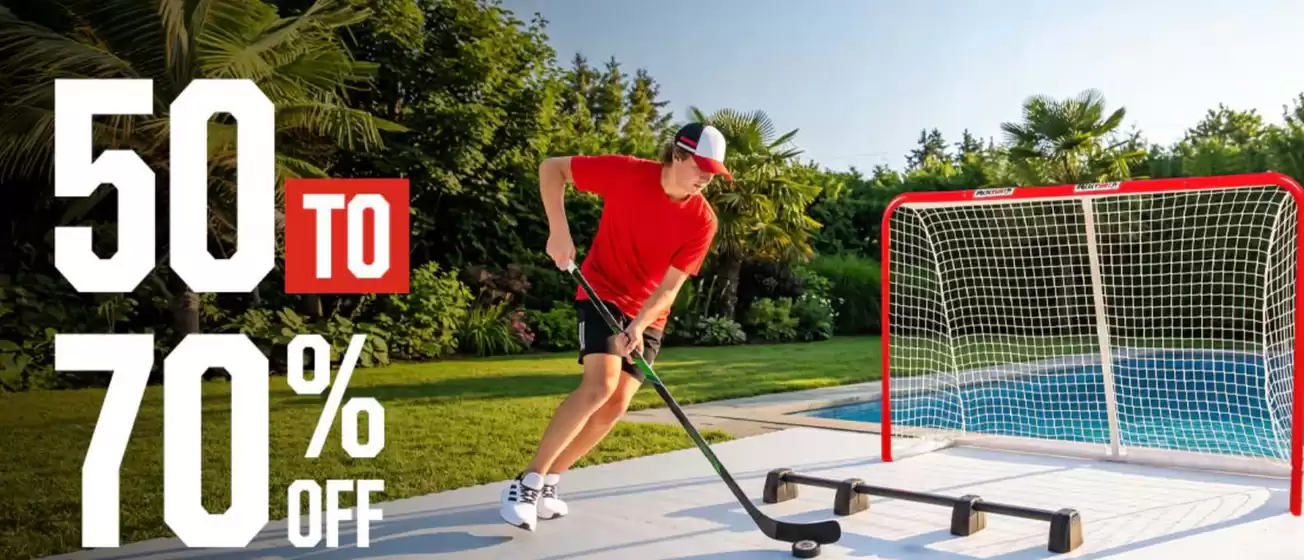 Hockey Shot catalogue in Ottawa | Summer clearance is on 70 % off  | 2026-07-22T00:00:00.000Z - 2026-08-05T00:00:00.000Z