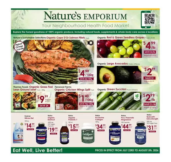 Nature's Emporium catalogue in Halifax | Fresh finds  | 2026-07-23T00:00:00.000Z - 2026-08-05T00:00:00.000Z
