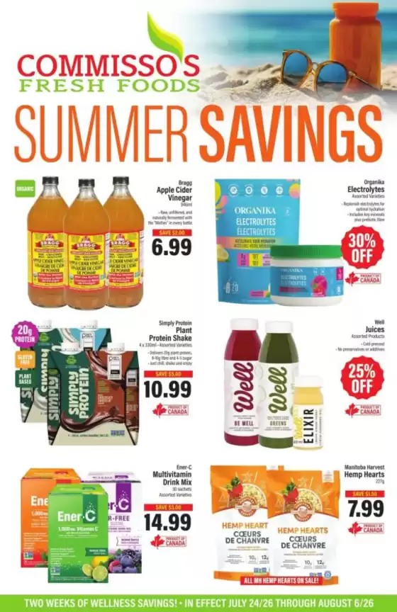 Commisso's Fresh Foods catalogue | Commisso's Fresh Foods weeky flyer | 2026-07-24T00:00:00.000Z - 2026-08-06T00:00:00.000Z