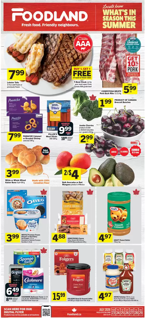 Foodland catalogue in Stratford | Weekly flyer | 2026-07-23T00:00:00.000Z - 2026-07-29T00:00:00.000Z