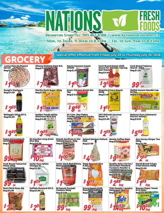Nations Fresh Foods catalogue in Ottawa |  Save More This Week at Nations Fresh Foods! | 2026-07-24T00:00:00.000Z - 2026-07-30T00:00:00.000Z