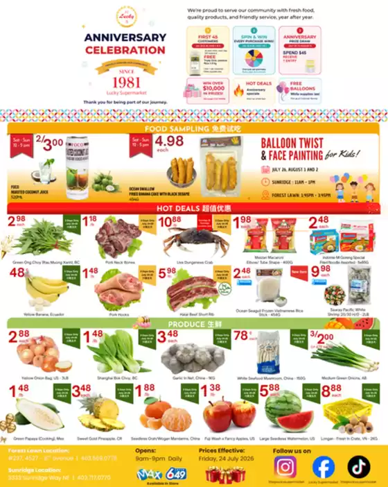 Lucky Supermarket catalogue | Calgary Specials | 2026-07-24T00:00:00.000Z - 2026-07-30T00:00:00.000Z