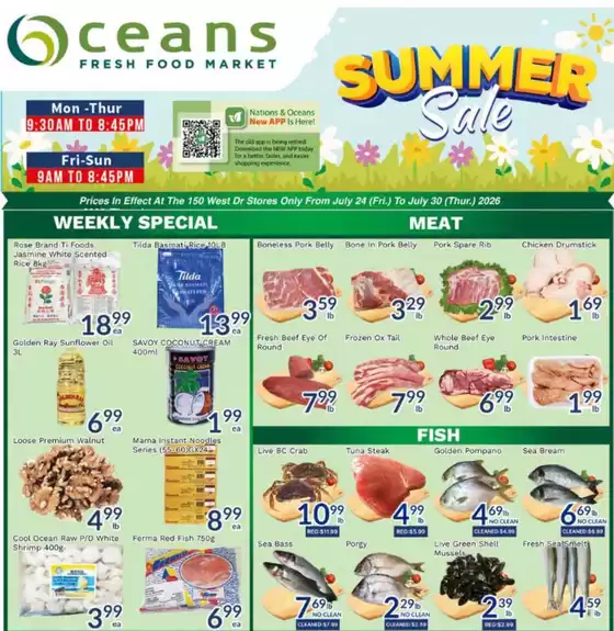 Oceans Fresh Food Market catalogue | Enjoy Special deals everyday | 2026-07-24T00:00:00.000Z - 2026-07-30T00:00:00.000Z