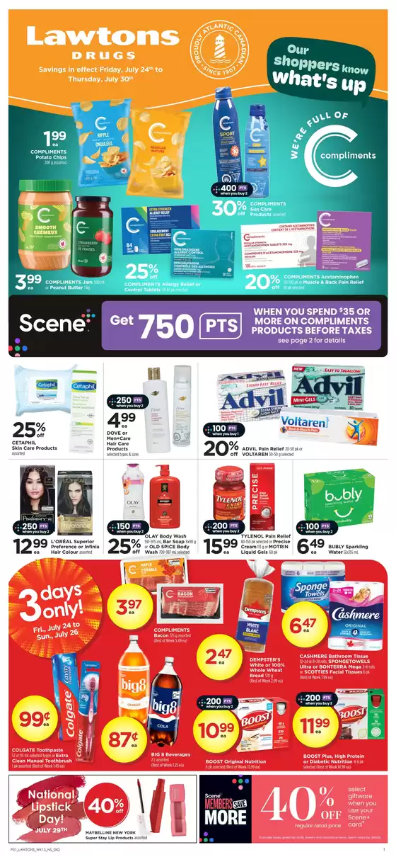Lawtons Drugs catalogue in Quebec | Weekly flyer  | 2026-07-24T00:00:00.000Z - 2026-07-30T00:00:00.000Z