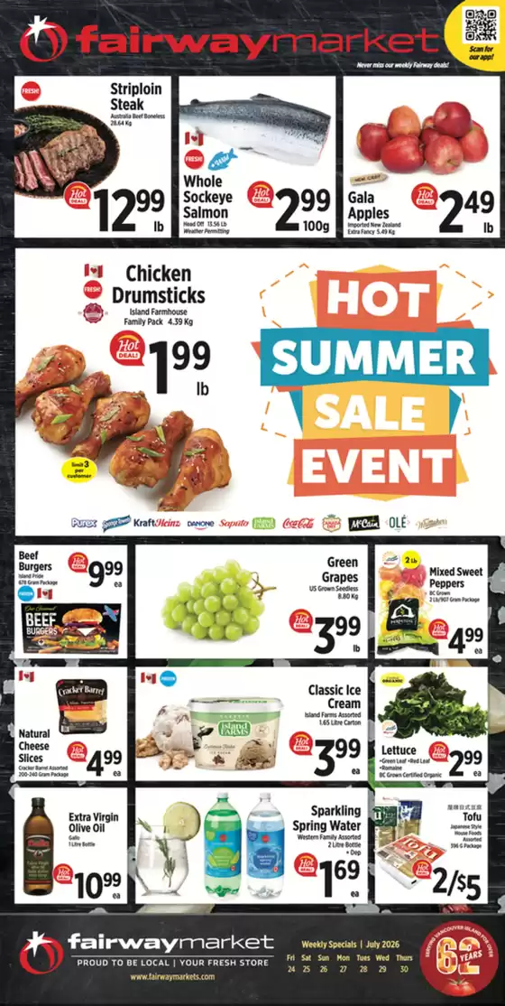 Fairway Market catalogue | Weekly flyer  | 2026-07-24T00:00:00.000Z - 2026-07-30T00:00:00.000Z