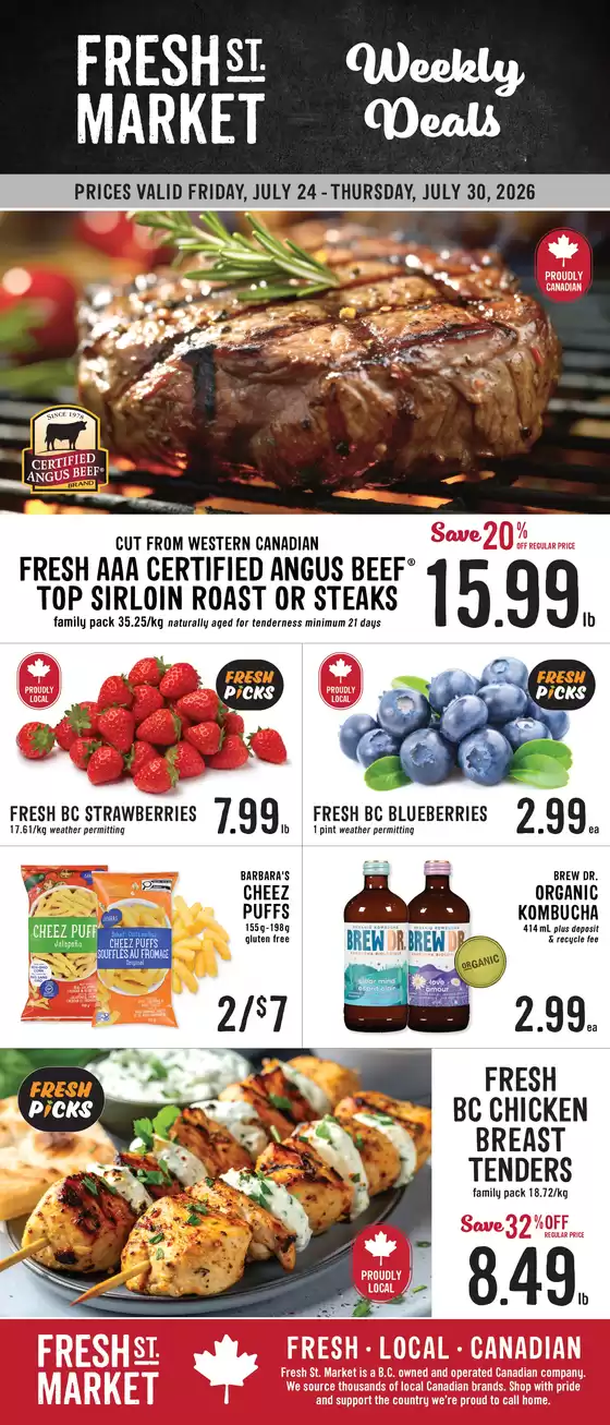 Fresh St Market catalogue in Halifax | Weekly deals | 2026-07-24T00:00:00.000Z - 2026-07-30T00:00:00.000Z