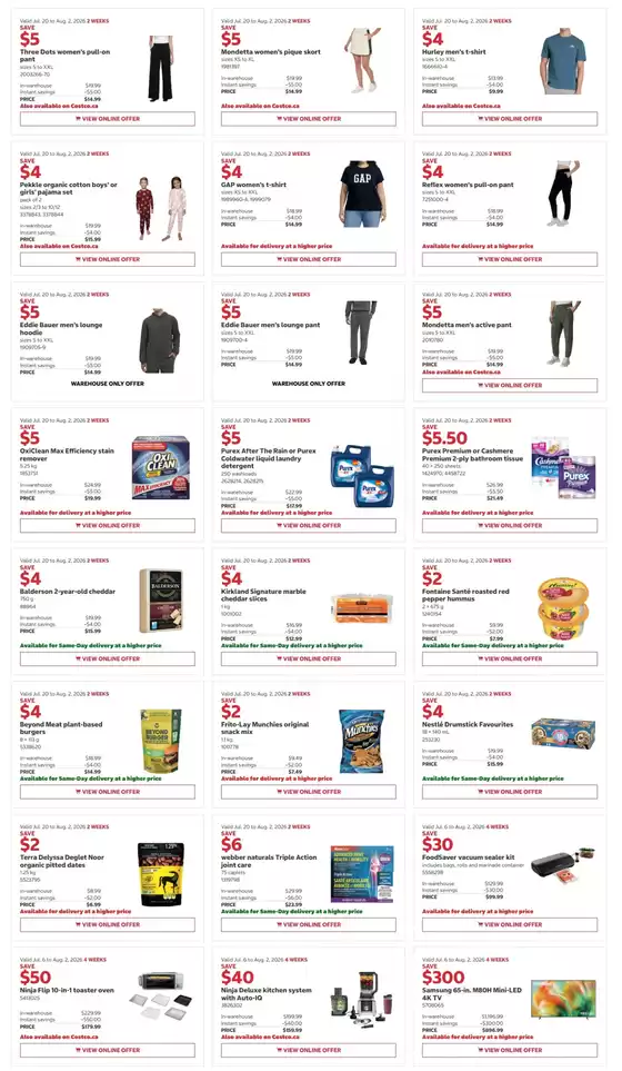 Costco catalogue | Costco Canada Flyer Offers July 20 to August 2 | 2026-07-24T00:00:00.000Z - 2026-08-02T00:00:00.000Z