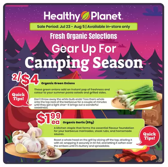 Healthy Planet catalogue in Quebec | Gear Up For Camping Season | 2026-07-24T00:00:00.000Z - 2026-08-05T00:00:00.000Z