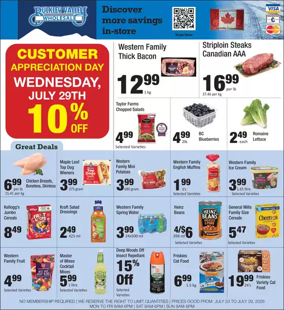 Bulkley Valley Wholesale catalogue | Discover more savings in-store | 2026-07-27T00:00:00.000Z - 2026-07-29T00:00:00.000Z