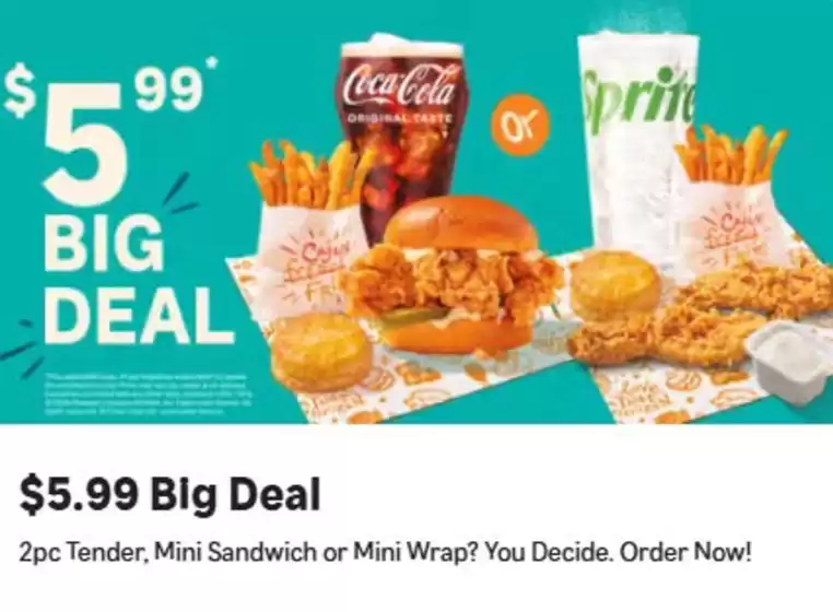 Popeyes catalogue | Big deal  | 2026-07-28T00:00:00.000Z - 2026-08-17T00:00:00.000Z