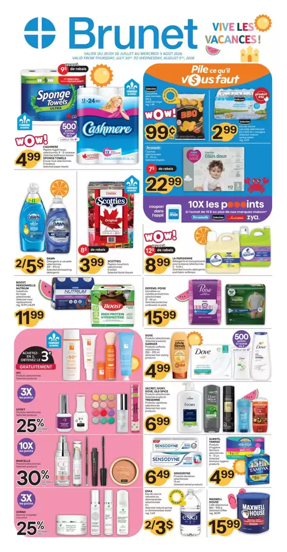 Brunet catalogue | Attractive special offers for everyone | 2026-07-30T00:00:00.000Z - 2026-08-05T00:00:00.000Z
