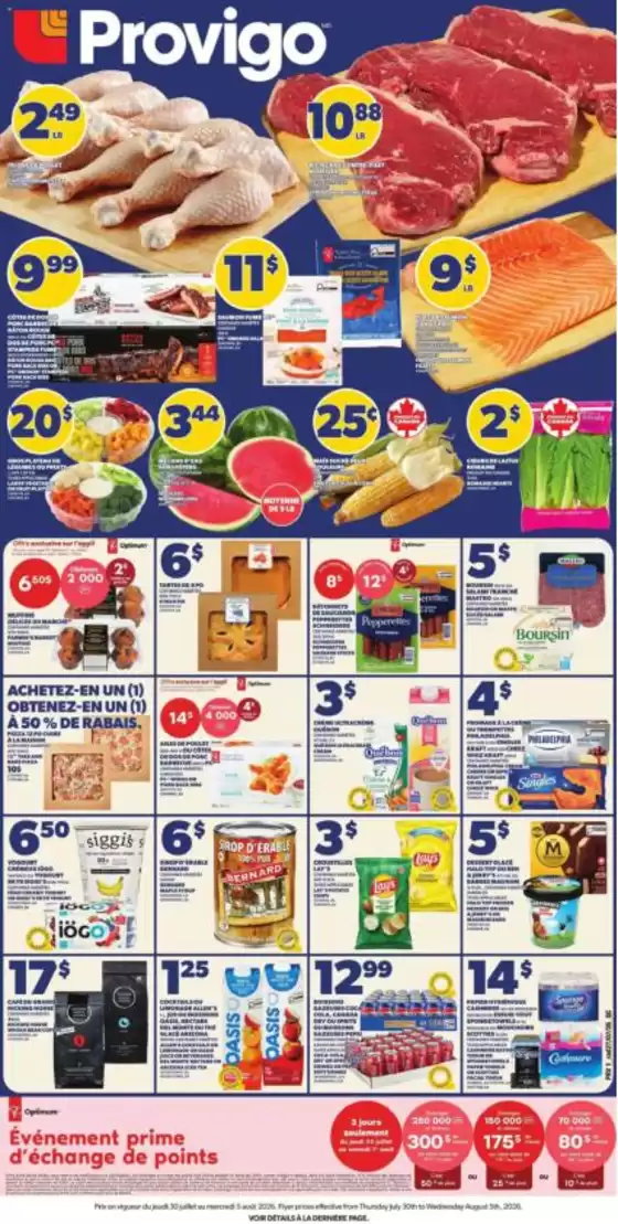 Provigo catalogue | Offers for bargain hunters | 2026-07-30T00:00:00.000Z - 2026-08-05T00:00:00.000Z