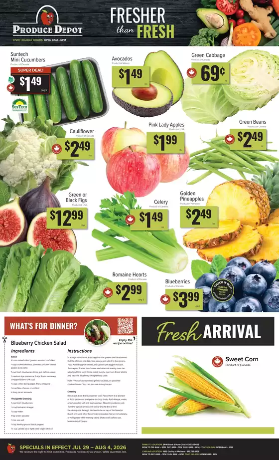 Produce Depot catalogue in Coquitlam | Weekly specials  | 2026-07-29T00:00:00.000Z - 2026-08-04T00:00:00.000Z
