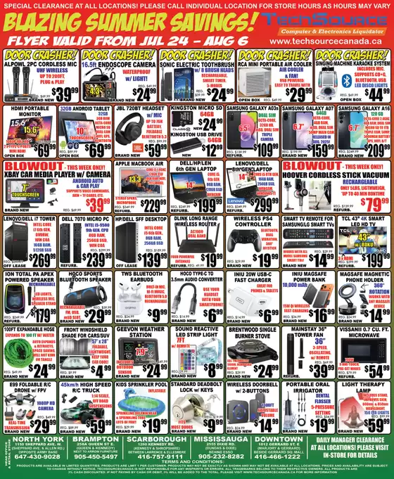 TechSource catalogue in Berwick | Blazing summer savings! | 2026-07-29T00:00:00.000Z - 2026-08-06T00:00:00.000Z