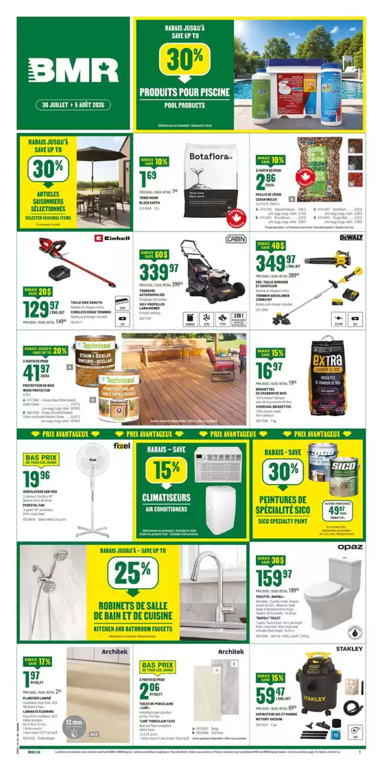 BMR catalogue | Weekly Ad | 2026-07-30T00:00:00.000Z - 2026-08-05T00:00:00.000Z