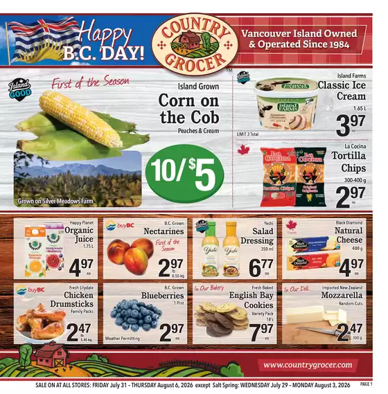 Country Grocer catalogue | Current bargains and offers | 2026-07-29T00:00:00.000Z - 2026-08-06T00:00:00.000Z