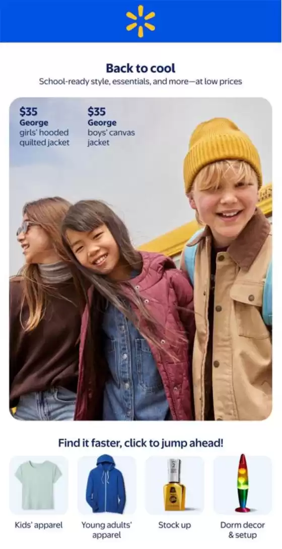 Walmart catalogue in Témiscaming | Wide range of offers | 2026-07-29T00:00:00.000Z - 2026-08-12T00:00:00.000Z