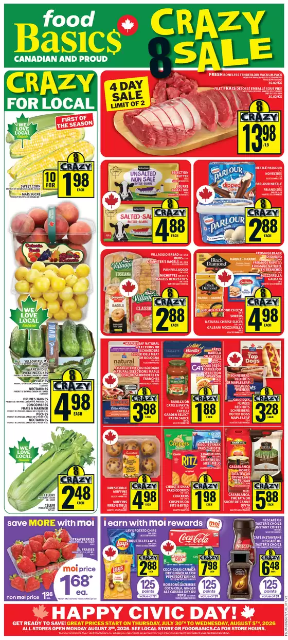 Food Basics catalogue | Current deals and offers | 2026-07-30T00:00:00.000Z - 2026-08-05T00:00:00.000Z