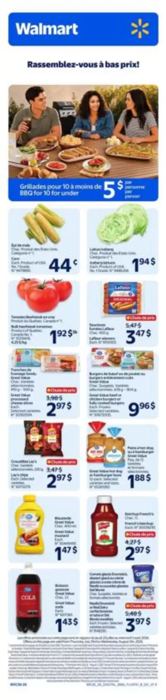 Walmart catalogue | Offers for bargain hunters | 2026-07-25T00:00:00.000Z - 2026-08-05T00:00:00.000Z