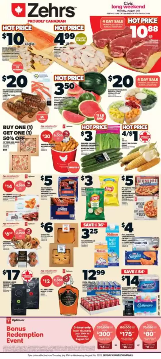 Zehrs Markets catalogue | Zehrs Markets weeky flyer | 2026-07-30T00:00:00.000Z - 2026-08-05T00:00:00.000Z