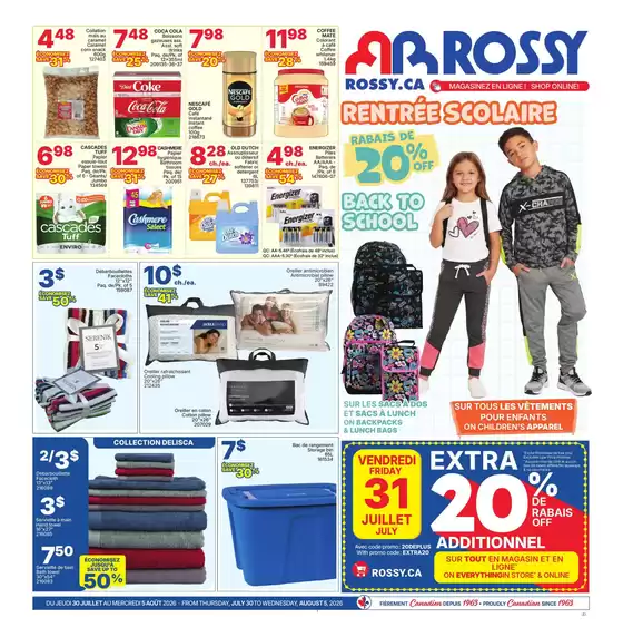 Rossy catalogue | Attractive special offers for everyone | 2026-07-30T00:00:00.000Z - 2026-08-05T00:00:00.000Z