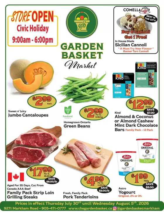 The Garden Basket catalogue | Weekly flyer  | 2026-07-30T00:00:00.000Z - 2026-08-05T00:00:00.000Z