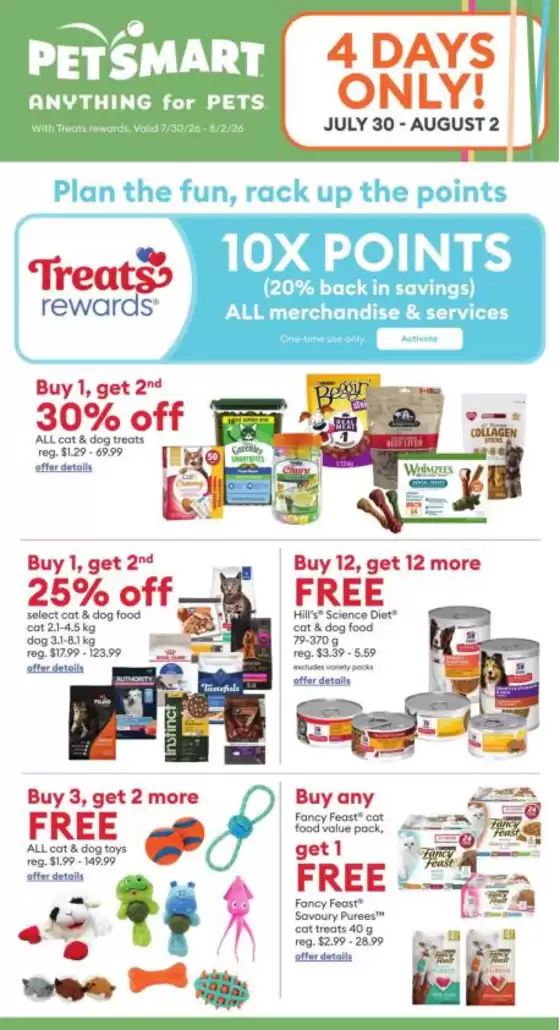 Petsmart catalogue | Petsmart Weekly ad | 2026-07-30T00:00:00.000Z - 2026-08-02T00:00:00.000Z