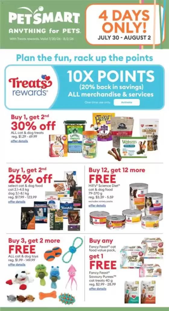 Petsmart catalogue | Our best deals for you | 2026-07-30T00:00:00.000Z - 2026-08-02T00:00:00.000Z