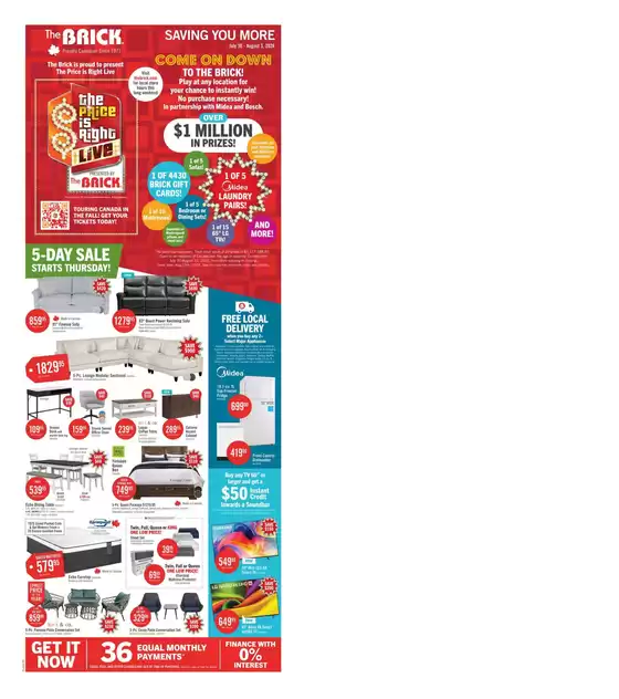 The Brick catalogue in Halifax | Weekly Flyer | 2026-07-30T00:00:00.000Z - 2026-08-12T00:00:00.000Z