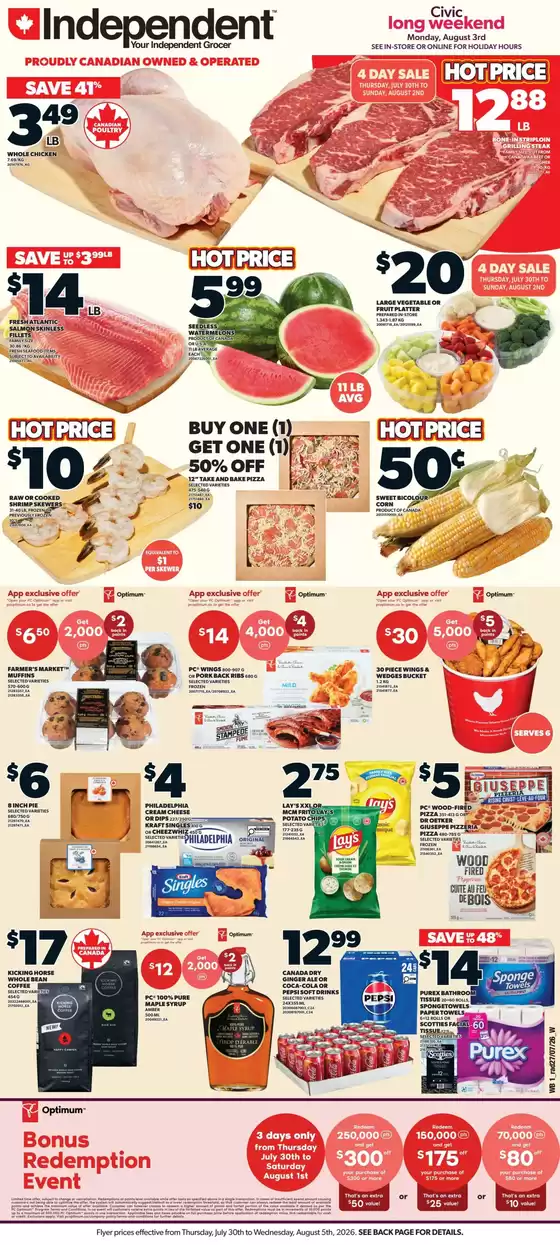 Independent City Market catalogue | Independent Grocer (West) Flyer July 30 to August 5 | 2026-07-30T00:00:00.000Z - 2026-08-05T00:00:00.000Z