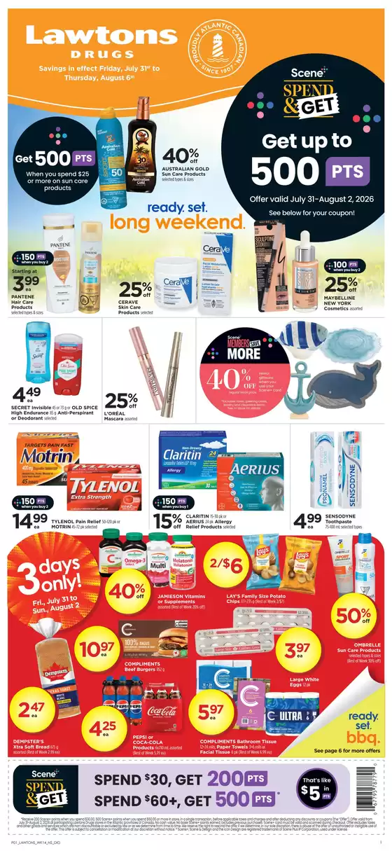 Lawtons Drugs catalogue in Lockeport | Weekly flyer  | 2026-07-31T00:00:00.000Z - 2026-08-06T00:00:00.000Z