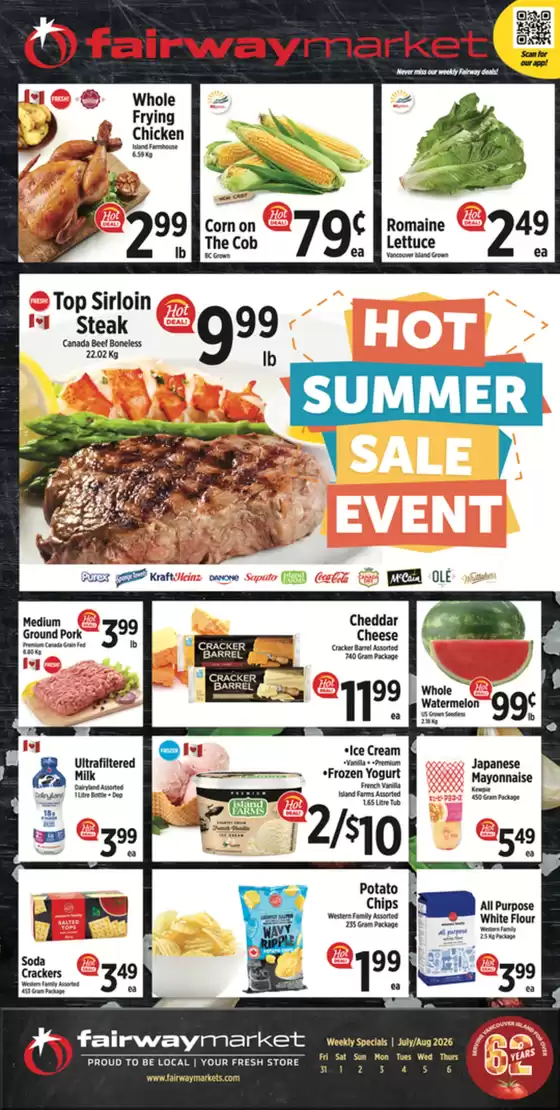 Fairway Market catalogue | Weekly Flyer | July 31st - Aug 6th | 2026-07-31T00:00:00.000Z - 2026-08-06T00:00:00.000Z