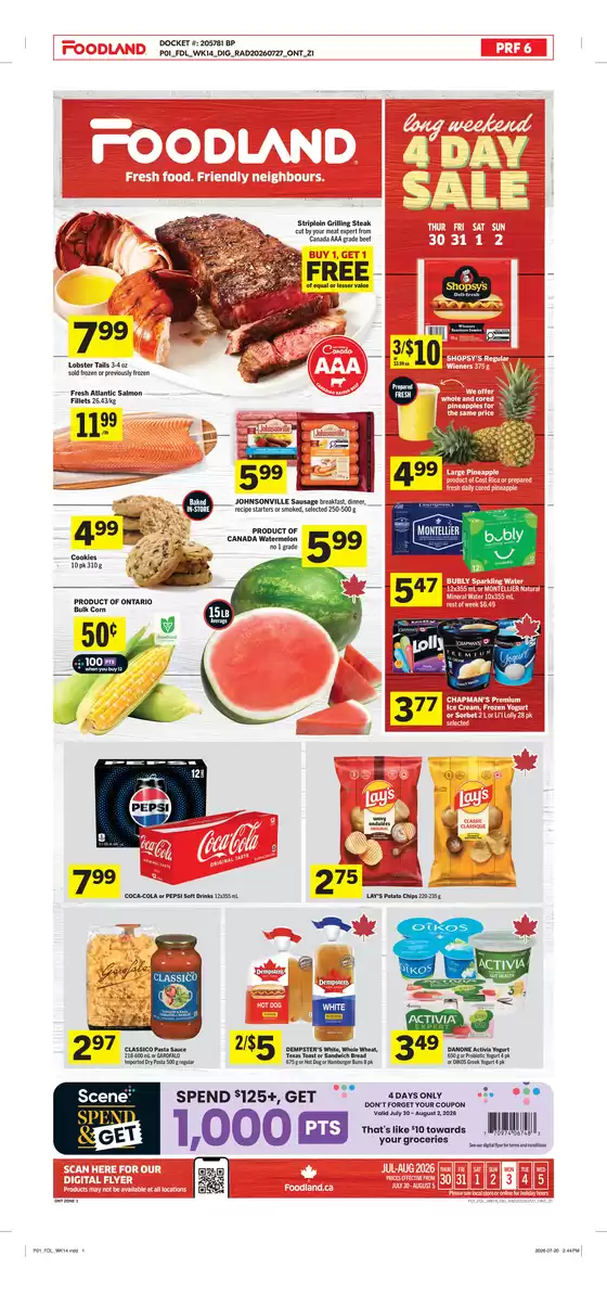 Foodland catalogue | Weekly flyer | 2026-07-31T00:00:00.000Z - 2026-08-05T00:00:00.000Z