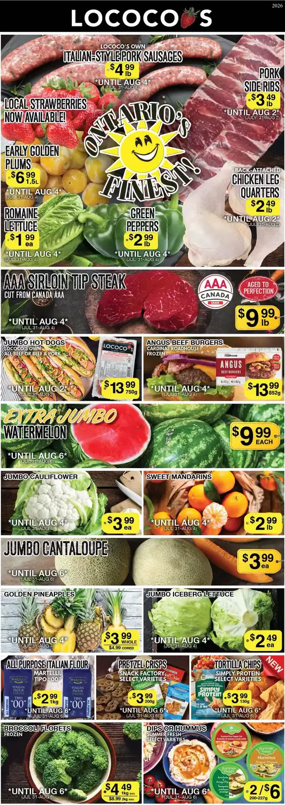 Lococos catalogue in Kitchener | Lococos weekly flyer | 2026-07-31T00:00:00.000Z - 2026-08-06T00:00:00.000Z