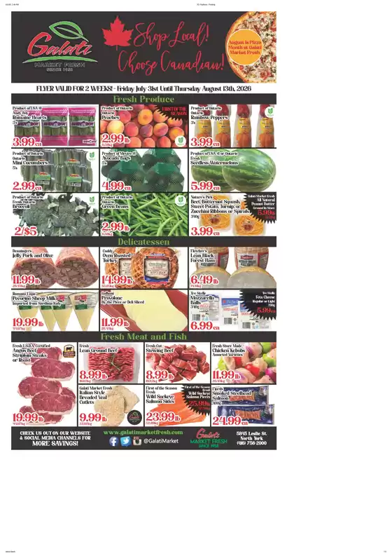 Galati Market Fresh catalogue | Flyer valide for two weeks | 2026-08-03T00:00:00.000Z - 2026-08-13T00:00:00.000Z