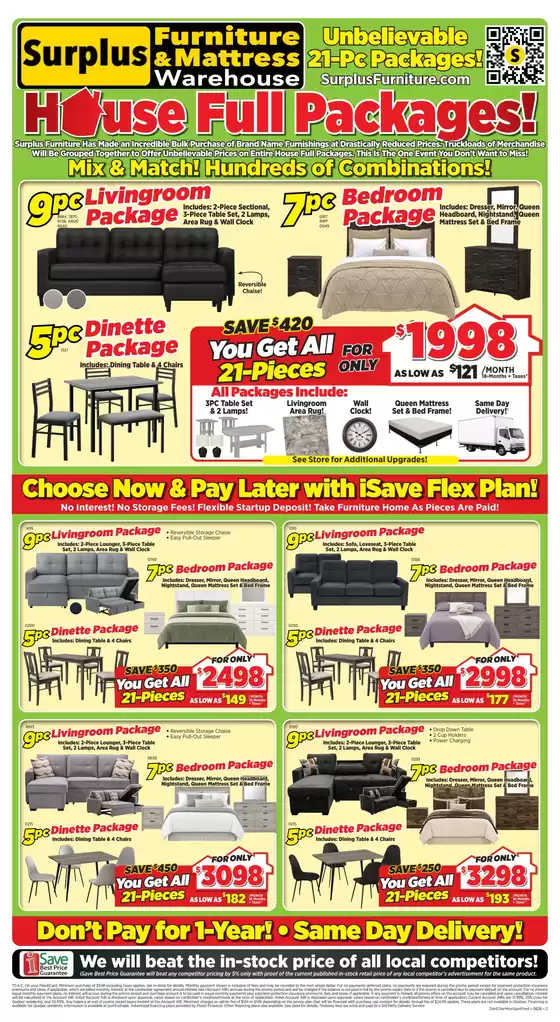 Surplus Furniture catalogue | Mix & Match! Hundreds of Combinations! | 2026-08-03T00:00:00.000Z - 2026-08-23T00:00:00.000Z