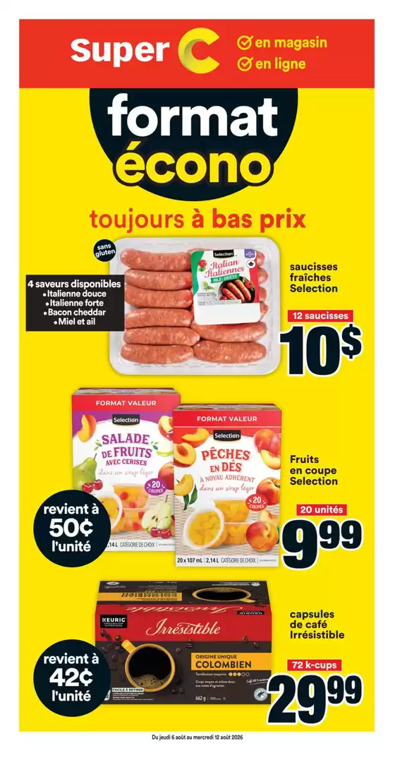 Super C catalogue | Circulaire | 2026-08-06T00:00:00.000Z - 2026-08-12T00:00:00.000Z