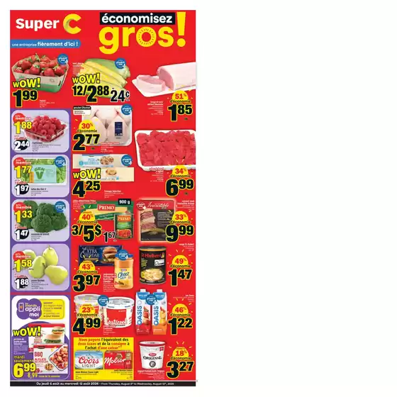 Super C catalogue | Our best offers for you | 2026-08-06T00:00:00.000Z - 2026-08-12T00:00:00.000Z
