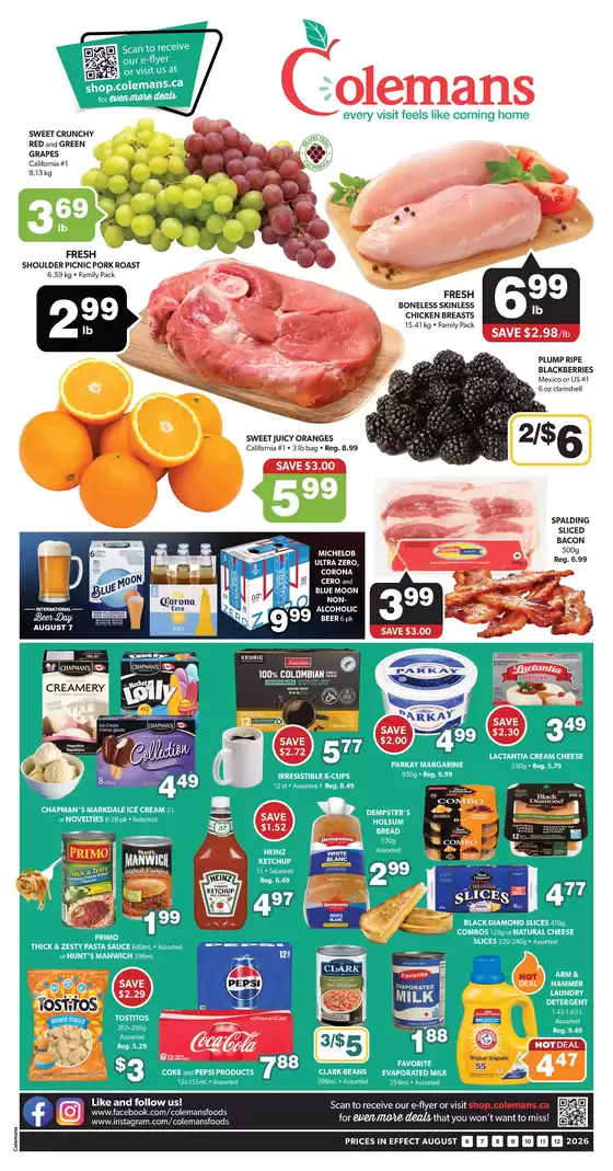 Coleman's catalogue | Top offers for all bargain hunters | 2026-08-06T00:00:00.000Z - 2026-08-12T00:00:00.000Z
