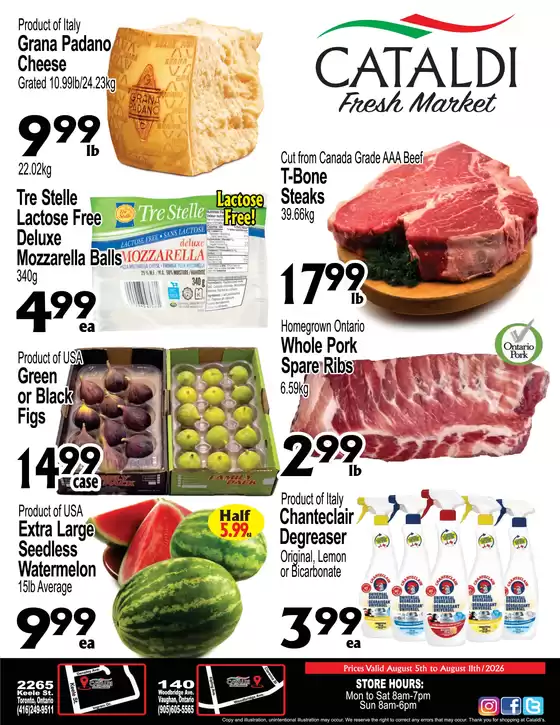 Cataldi catalogue in Kanata | Weekly flyer  | 2026-08-05T00:00:00.000Z - 2026-08-11T00:00:00.000Z