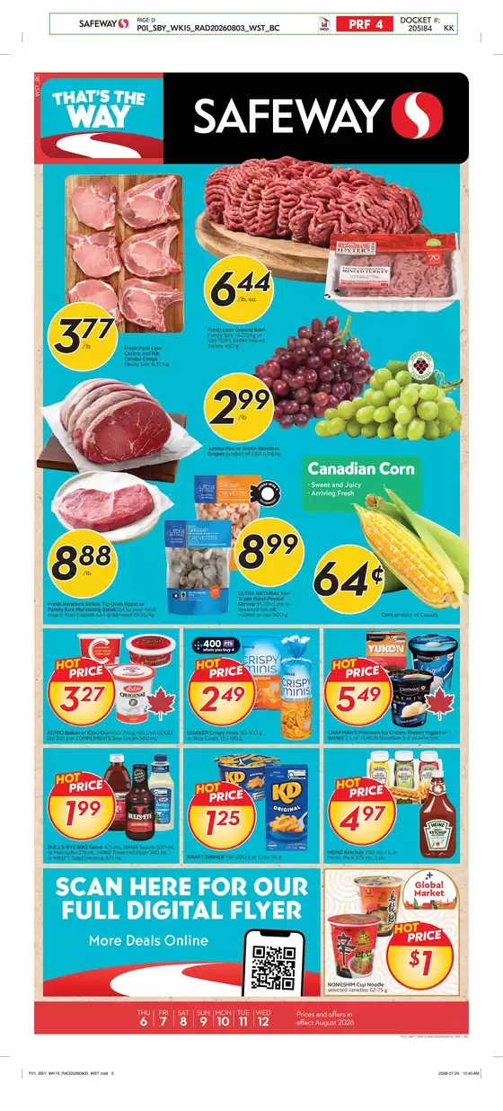 Safeway catalogue | Weekly Flyer - BC | 2026-08-06T00:00:00.000Z - 2026-08-12T00:00:00.000Z