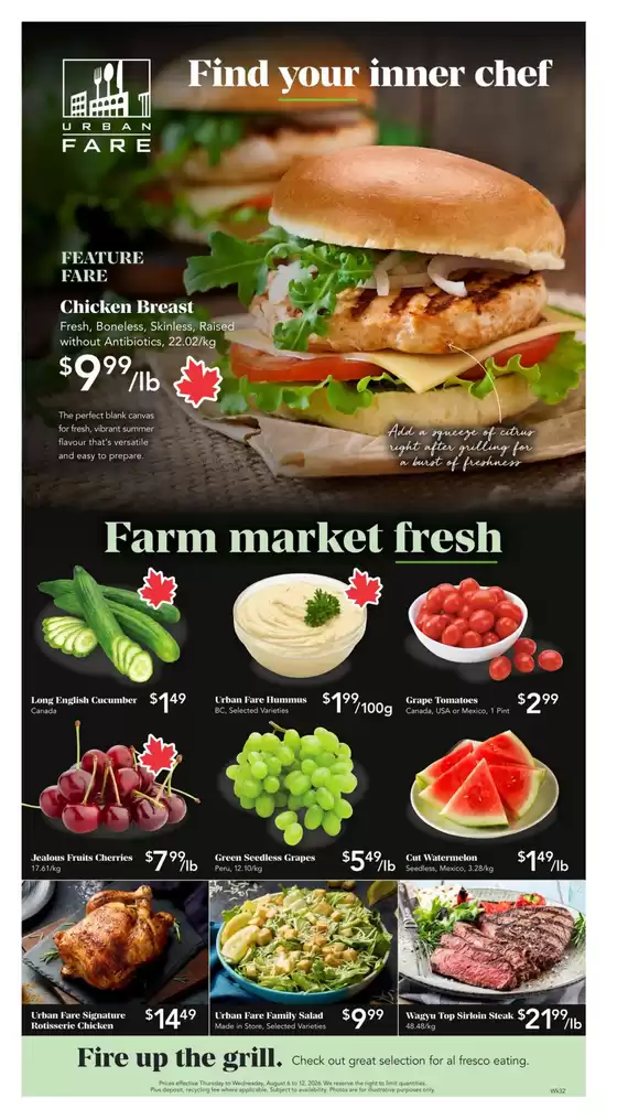 Urban Fare catalogue | Current deals and offers | 2026-08-06T00:00:00.000Z - 2026-08-12T00:00:00.000Z