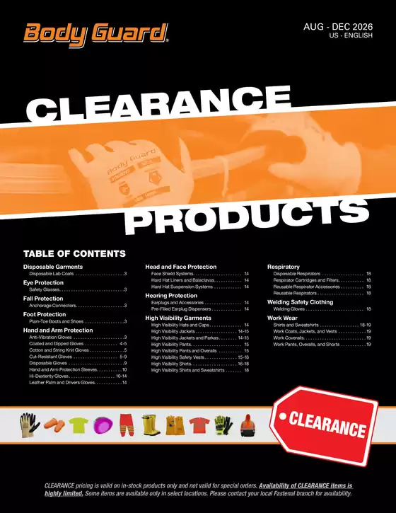 Fastenal catalogue in Lakeshore | Clearance products 2026 | 2026-08-05T00:00:00.000Z - 2026-12-31T00:00:00.000Z