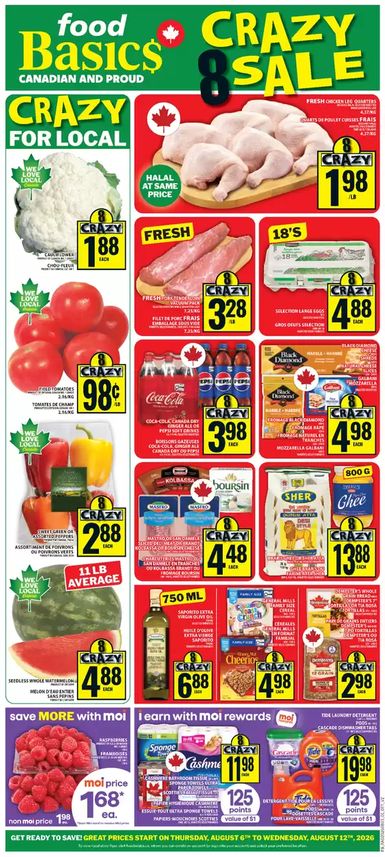 Food Basics catalogue | Discover attractive offers | 2026-08-06T00:00:00.000Z - 2026-08-12T00:00:00.000Z