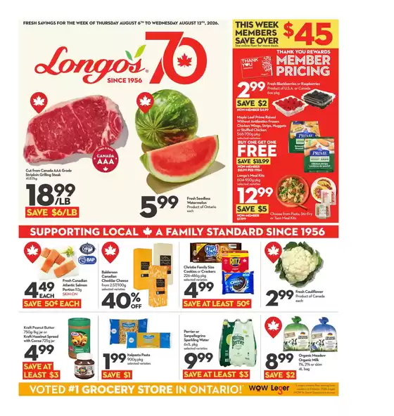 Longo's catalogue | Great offer for bargain hunters | 2026-08-06T00:00:00.000Z - 2026-08-12T00:00:00.000Z