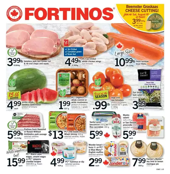 Fortinos catalogue | Fortinos weekly flyer | 2026-08-08T00:00:00.000Z - 2026-08-08T00:00:00.000Z